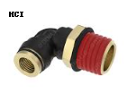 23-14396-001 - Freightliner - Pipe Fitting - Elbow, 90 deg, Push-to-Connect, 0.12 Male PT to 0.25 NT