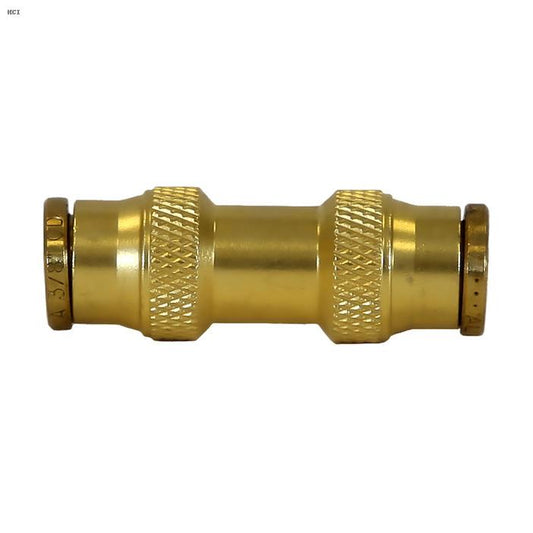 BUC0P375 - Brass DOT Push-In Union Connector 3/8 Inch Tube O.D.